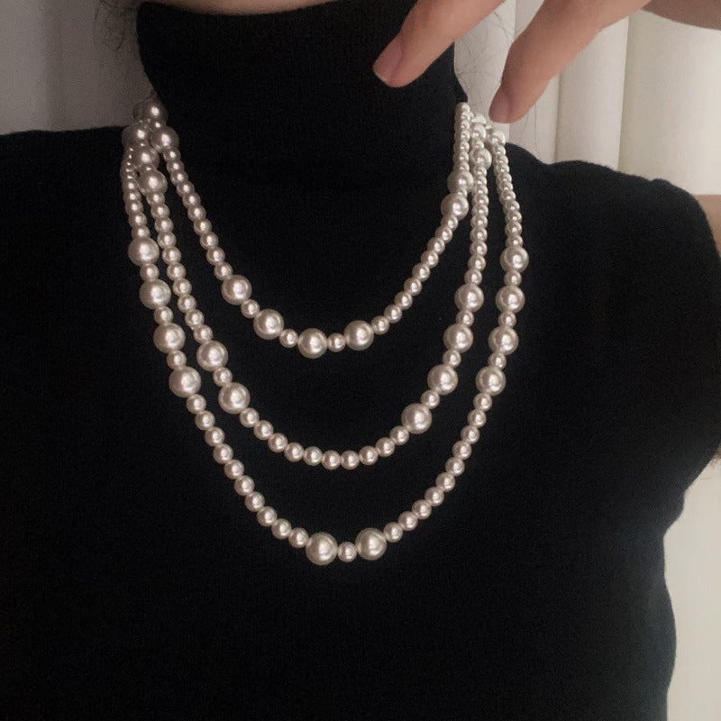 Buy Center Hot Pick-Extra Long Pearl Necklace For Women Fashionable And Versatile