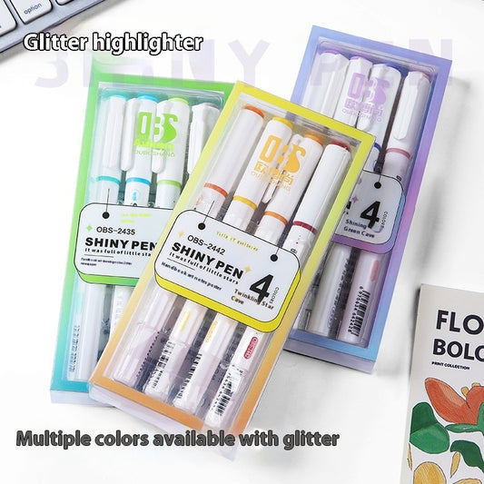 Trending Now at Buy Center: Fluorescent Pen Star River Hand Account Good-looking Stroke Key Class Notes Mark Color Pencil