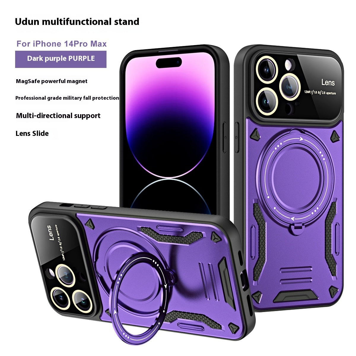 Multifunctional Large Window Magnetic Bracket Phone Case Buy Center