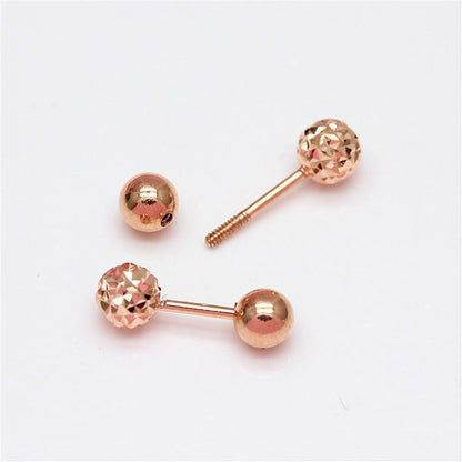 Buy Center Exclusive Offer-Simple Fashion All-matching Delicate Earrings Women Rose Gold Pair