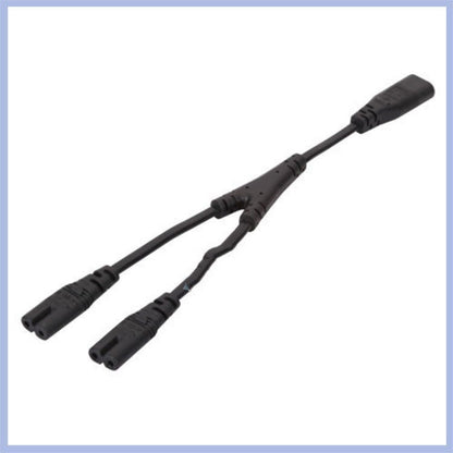 Newly Arrived at Buy Center: C8 Male Connector To C7 Female Connector Docking Extension One Divided Into One Divided Into Two Long 28cm 2core 28cm