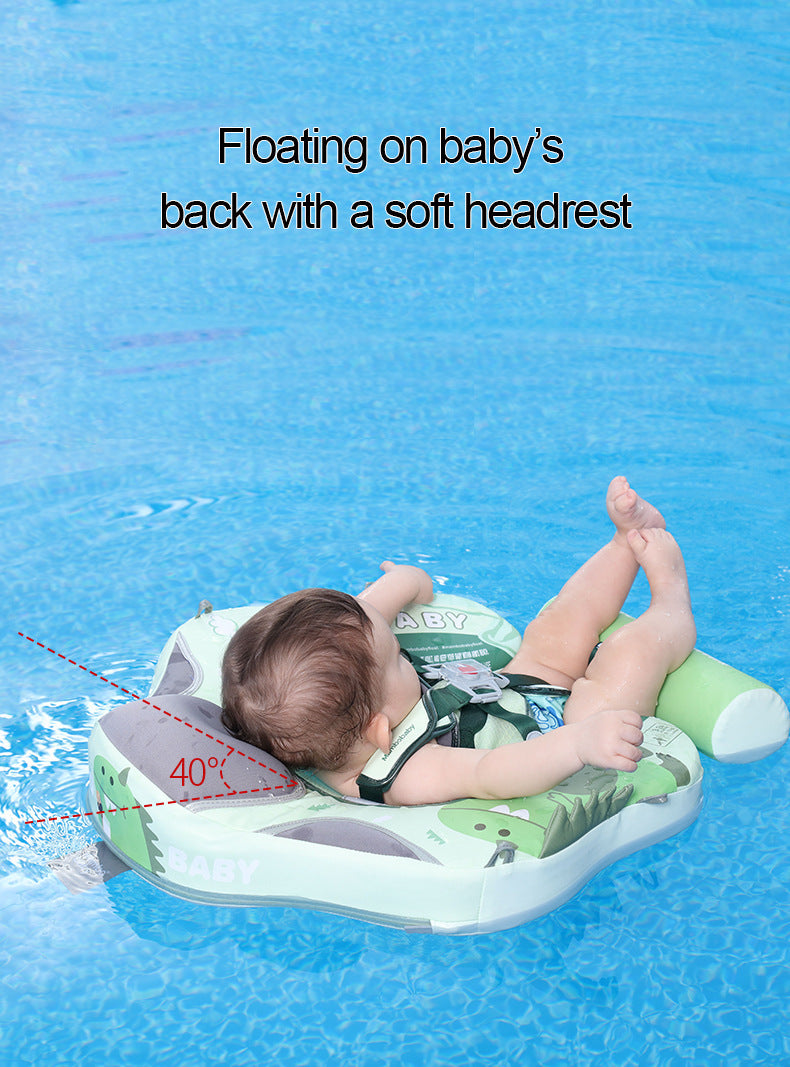 Fresh Arrivals at Buy Center: Baby Inflatable Model-free Baby Floating Swimming Ring With Sun Shade Dinosaur Baby Floating Water