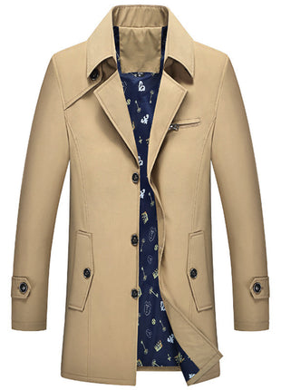 Manteau tendance et élégant pour homme, veste décontractée de style coréen pour le printemps et l'automne