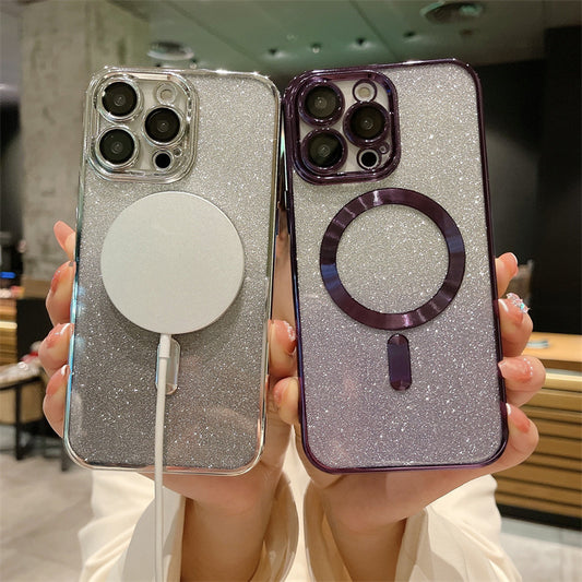 Buy Center Special-Magnetic Magnetic Phone Case Electroplating Soft Shell