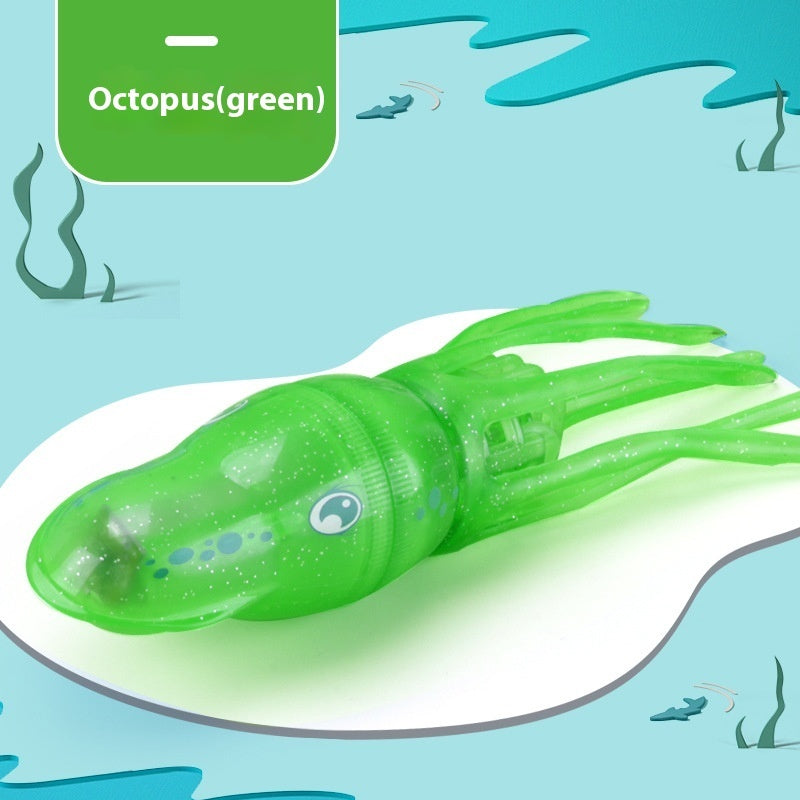 Fresh on the Scene at Buy Center: Children's Bathing Children's Swimming Toy Octopus Octopus Green