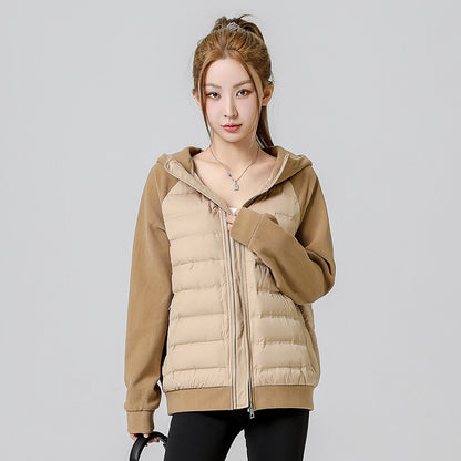 Down Jacket Men's And Women's Winter Lightweight Knitted Sports Buy Center