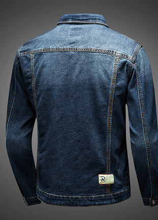 Fashion Street Trend Casual Slim Fit Denim Top