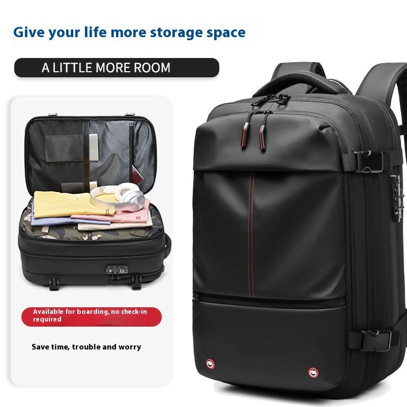 Newly Released at Buy Center: Men's Large-capacity Backpack Dry Wet Separation Anti-theft Package Business Leisure Unisex Backpack