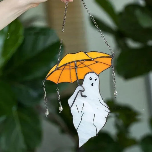 Just Arrived at Buy Center: Funny Halloween Ghost And Umbrella Ornaments