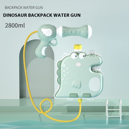 Newly Arrived at Buy Center: Children's Cartoon Backpack Water Gun Water Beach Toys 2800ml Dinosaur