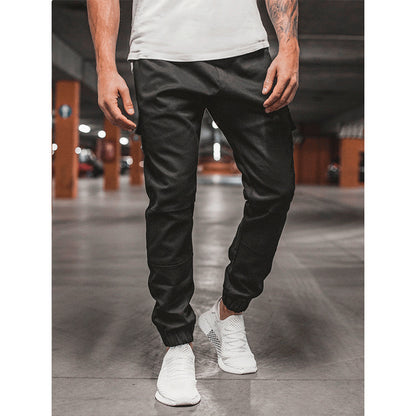 Newly Released at Buy Center: Men's Side Zipper Pocket Decoration Casual Long Pants