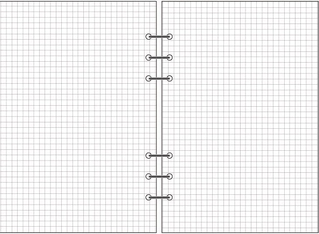 Fresh Arrivals at Buy Center: 6-hole Notebook Loose-leaf Refill Blank Dot Matrix Horizontal Line