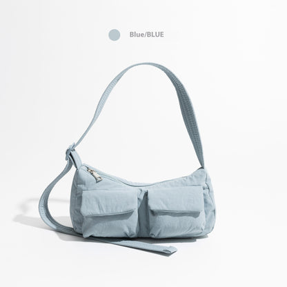 Newly Released at Buy Center: Women's Large-capacity Multi-bag Vintage Nylon Bag Blue