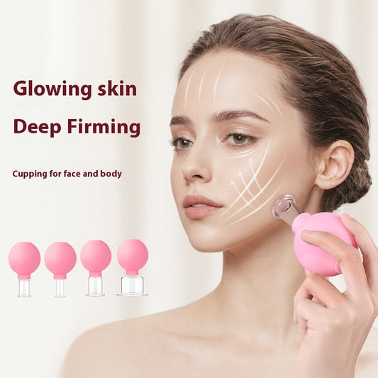 Newly Arrived at Buy Center: Facial Beauty Scraping Cupping Device Massage Lifting Facial Meridian Dredging Gadget Vacuum Jar Walking Device