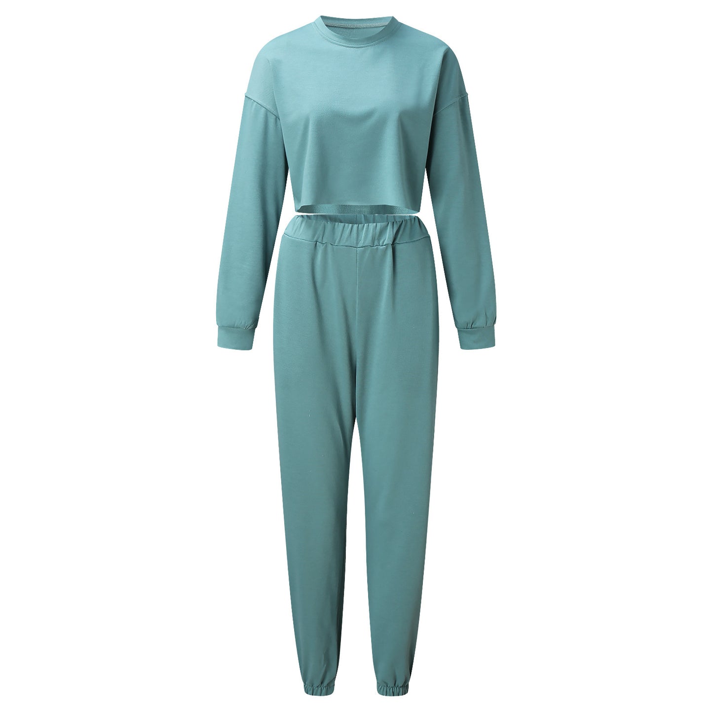 Women's Casual Loose Sports Sweater Suit 2-piece Set Buy Center