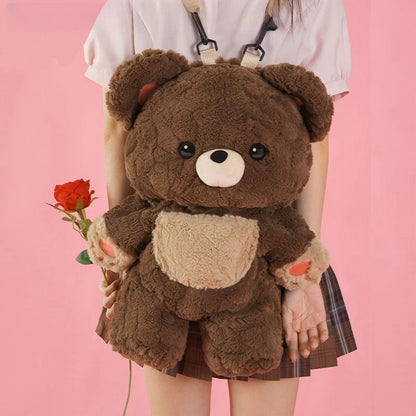 Buy Center Handpicked- Love Bear Cute Plush Bag Backpack