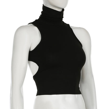 Fresh Arrivals at Buy Center: Women's Solid Color Backless Slim Fit Vest Top