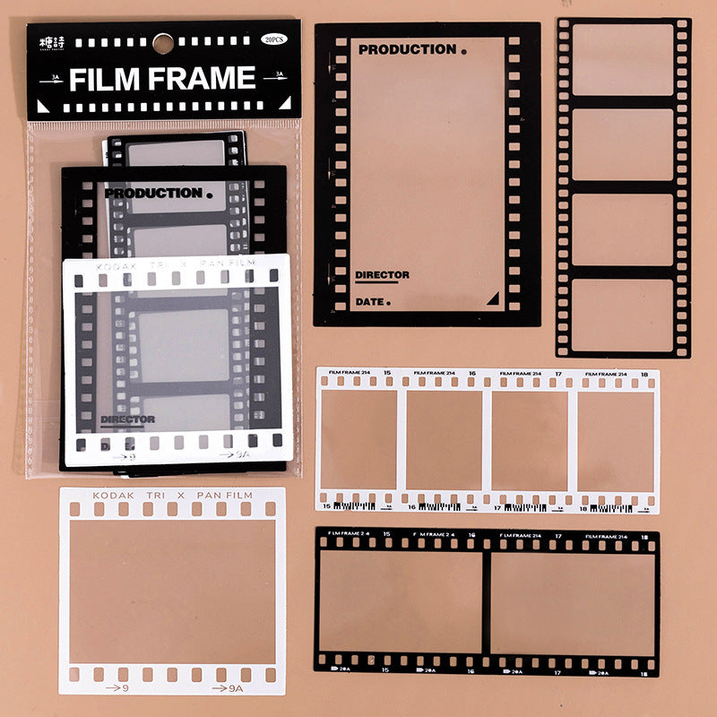 Frame Series Retro Film Journal Decorative Source Material