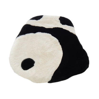 Fresh Arrivals at Buy Center: Cartoon Panda Automotive Waist Cushion Winter Plush Soft Cushion Panda Front Row