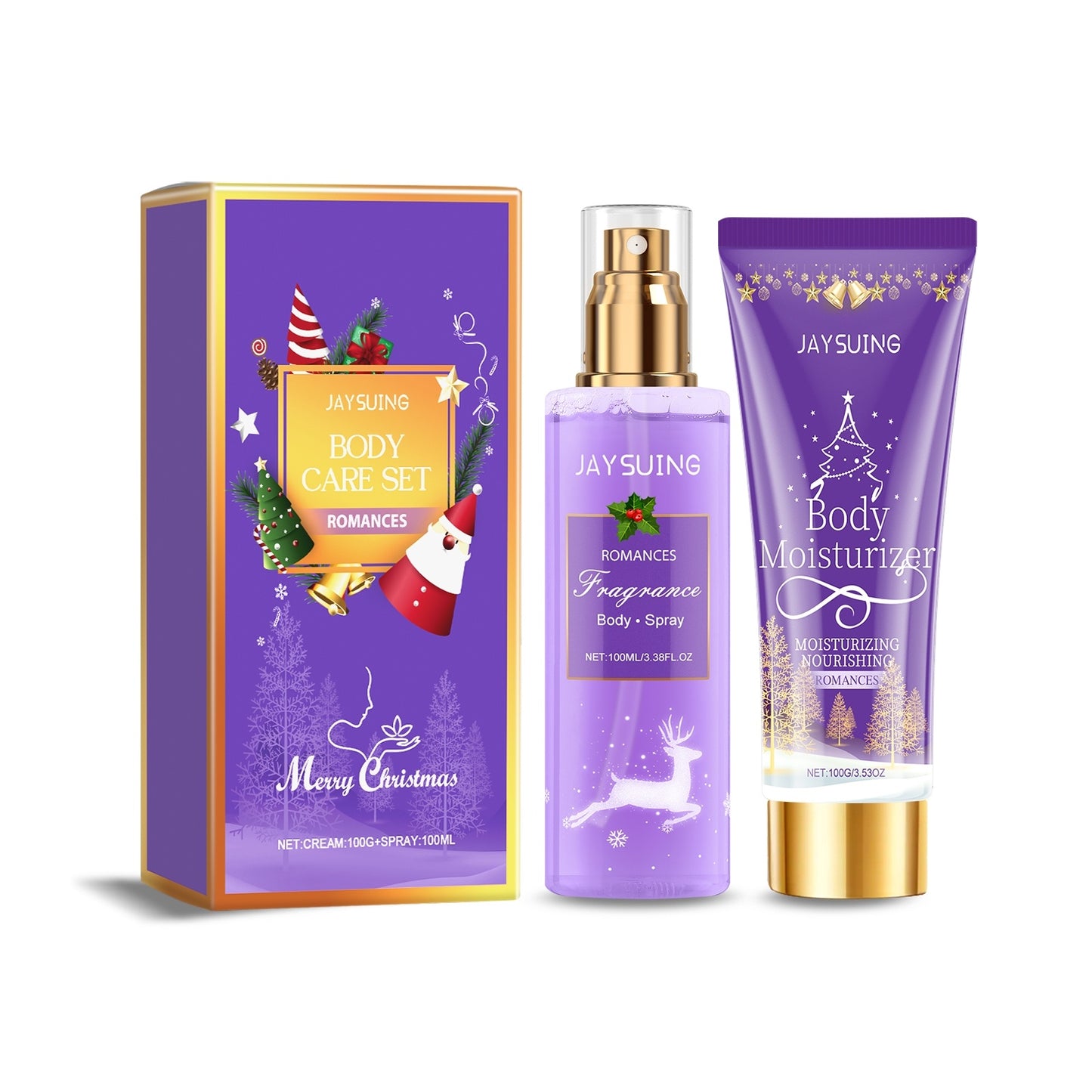 Fresh on the Scene at Buy Center: Christmas Fragrance Body Care Set Romantic Fragrance