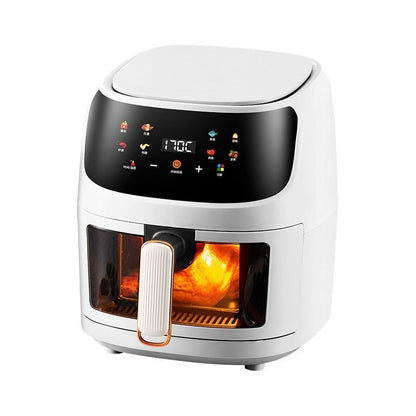 Hot New Arrivals at Buy Center: Home Intelligent Large Capacity Visual Multifunctional Air Fryer 8L Beige UK