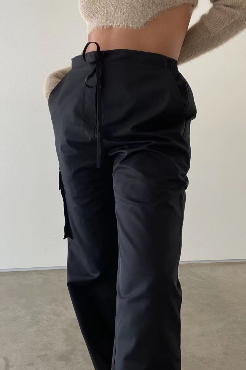 Mid-waist Three-dimensional Pocket Trousers Buy Center