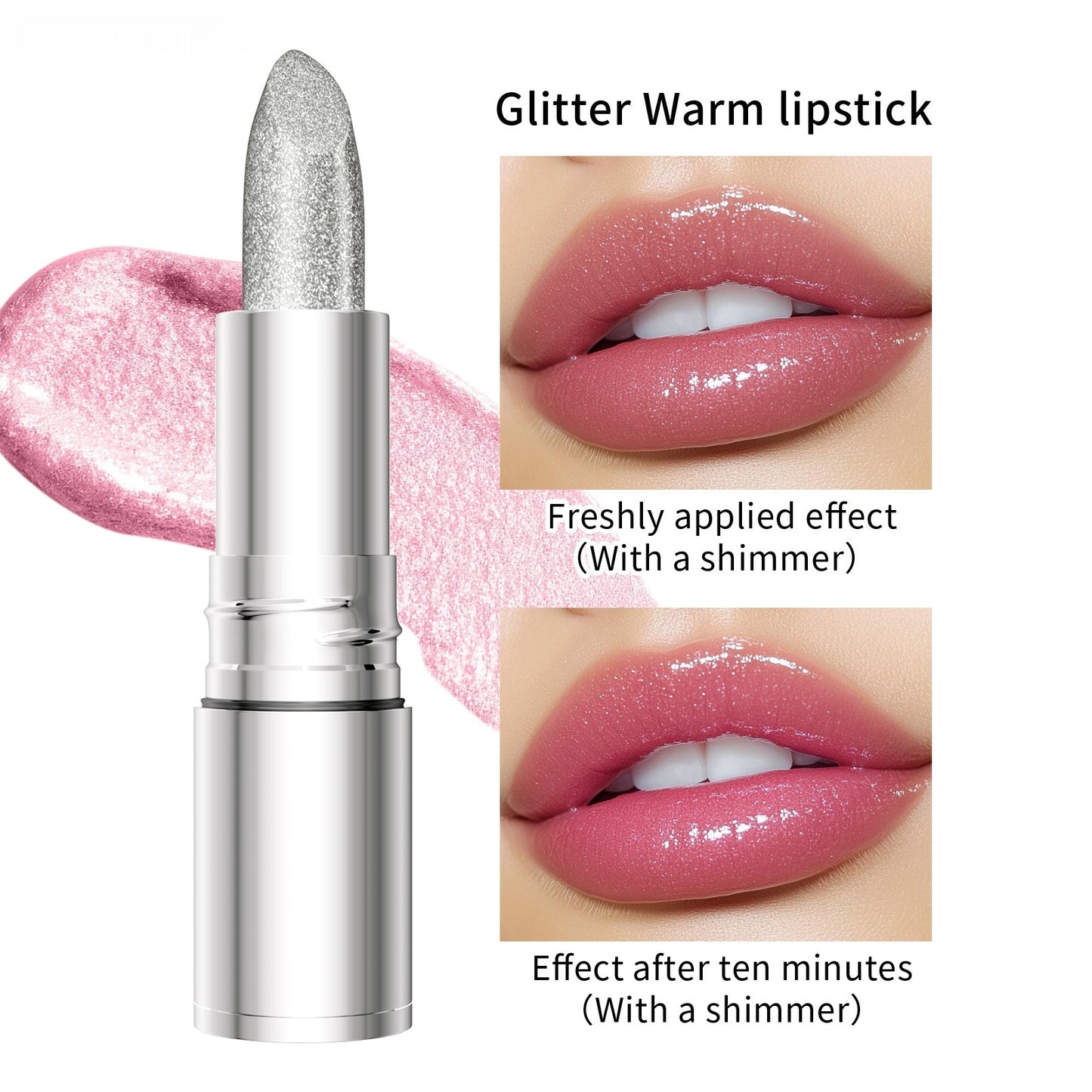 Pearl Temperature Change Lipstick Nourishing Moisturizing