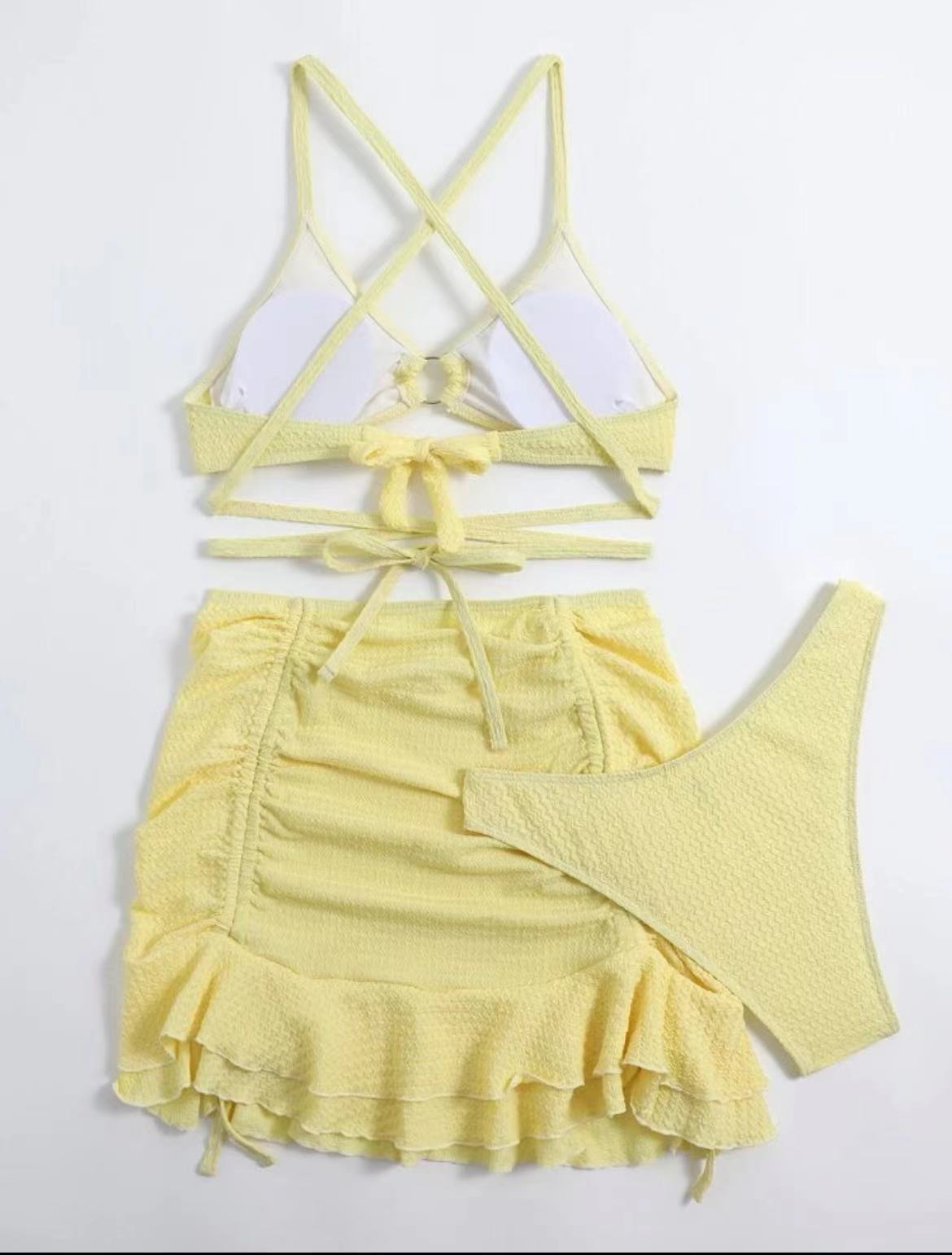 Fresh Arrivals at Buy Center: Fashion Swimsuit New Ladies Three-piece Set