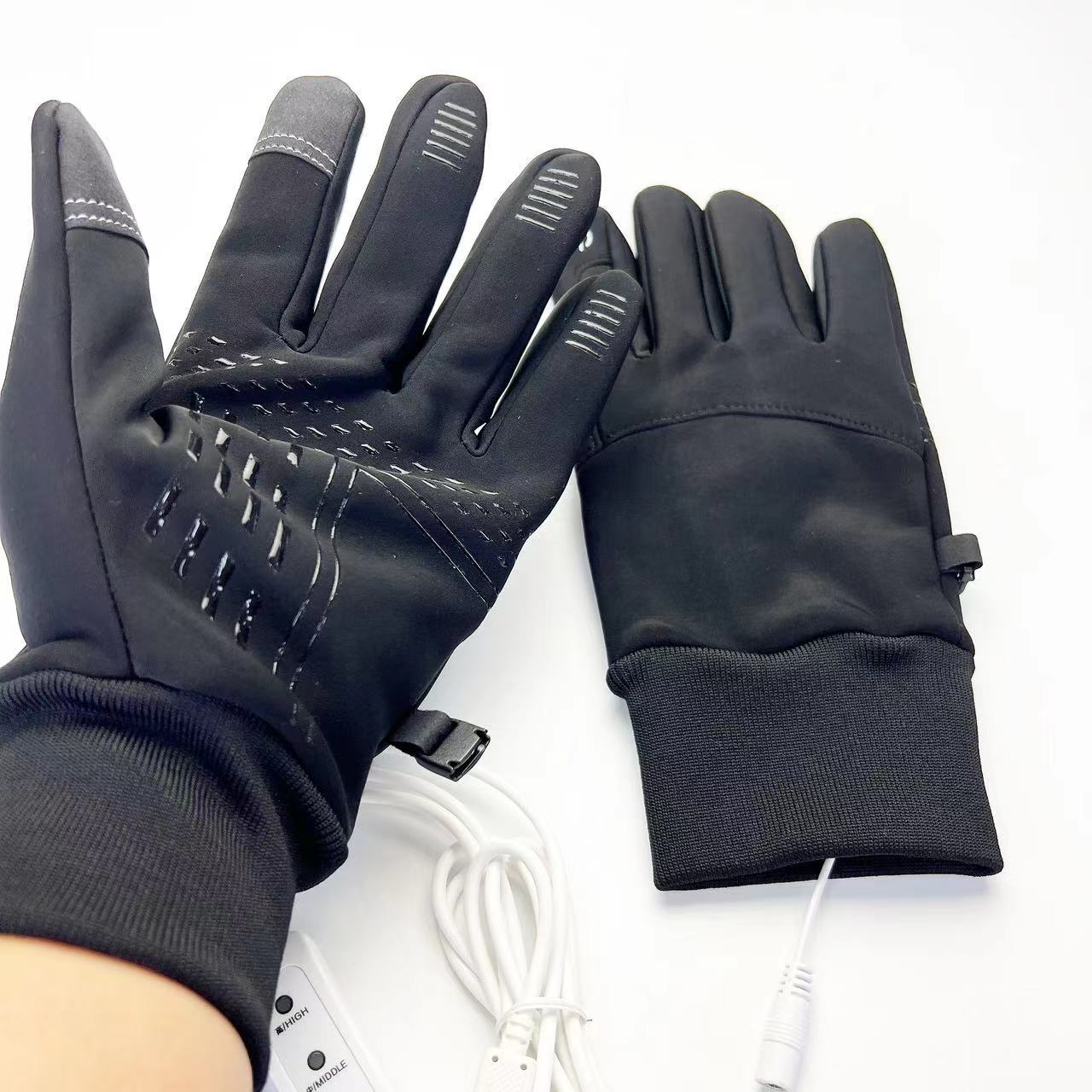 Gants chauffants électriques USB pour cyclisme, maintien au chaud, sport, écran tactile, étanche