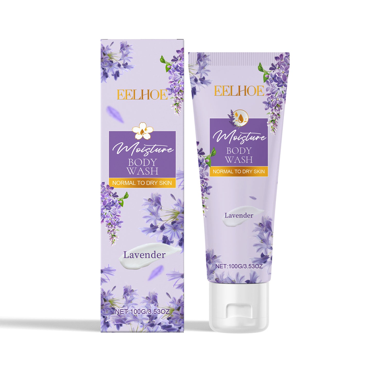 Buy Center Handpicked- Lavender Body Skin Care Set Gentle Moisturizing Skin Moisturizing Shower Gel