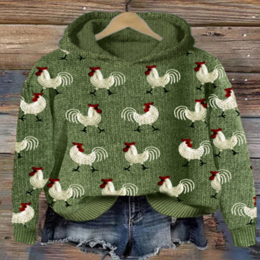 Digital Printing Dog Pattern Sweater Men