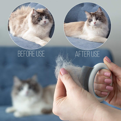 New Pet Comb Effective Grooming Deshedding Dematting Tool For Your Cat's And Dog's Hair Problem