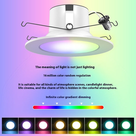 New at Buy Center: Smart Wifi Bluetooth Rgbw Remote Control Color Changing Ceiling Lamp