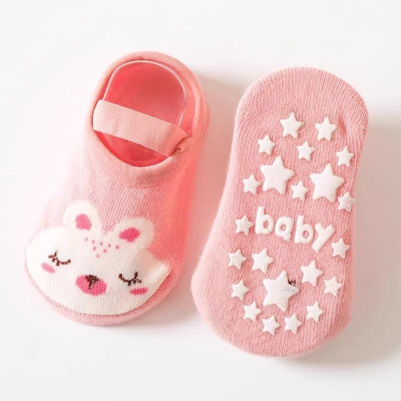 Hot New Items at Buy Center: Cute Printed Anti Slip Cotton Socks For Infants And Young Children Style 12