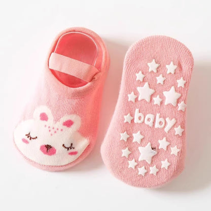 Hot New Items at Buy Center: Cute Printed Anti Slip Cotton Socks For Infants And Young Children Style 12