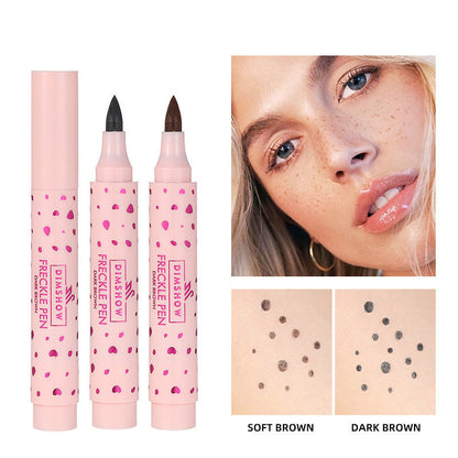 Buy Center Handpicked- Natural Simulation Waterproof Freckle Pen Color Rendering Smear-proof Makeup