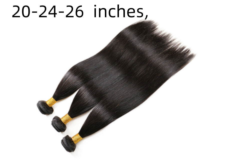 Buy Center Top Pick- Brazilian real hair wig 20and24and26 three piece set