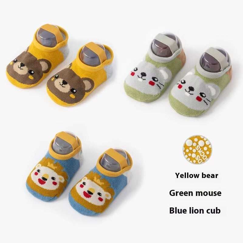 Hot New Items at Buy Center: Cute Printed Anti Slip Cotton Socks For Infants And Young Children Style 6