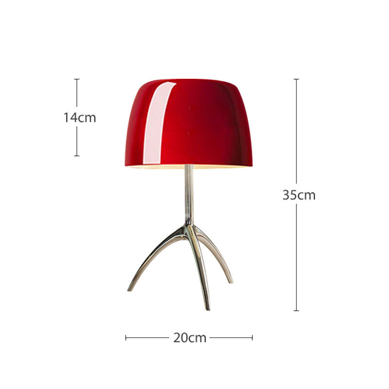 Just Arrived at Buy Center: Copper Table Lamp Middle Ancient House Retro Designer Lamps Small Red Cover