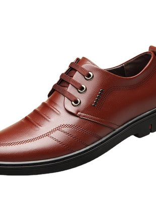 Men's Leather Shoes Fall Business Formal Wear Breathable Casual Buy Center