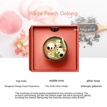 Newly Released at Buy Center: Panda Hot Pot Car Fragrance Outlet Perfume Decoration Peach Oolong Formal Dress