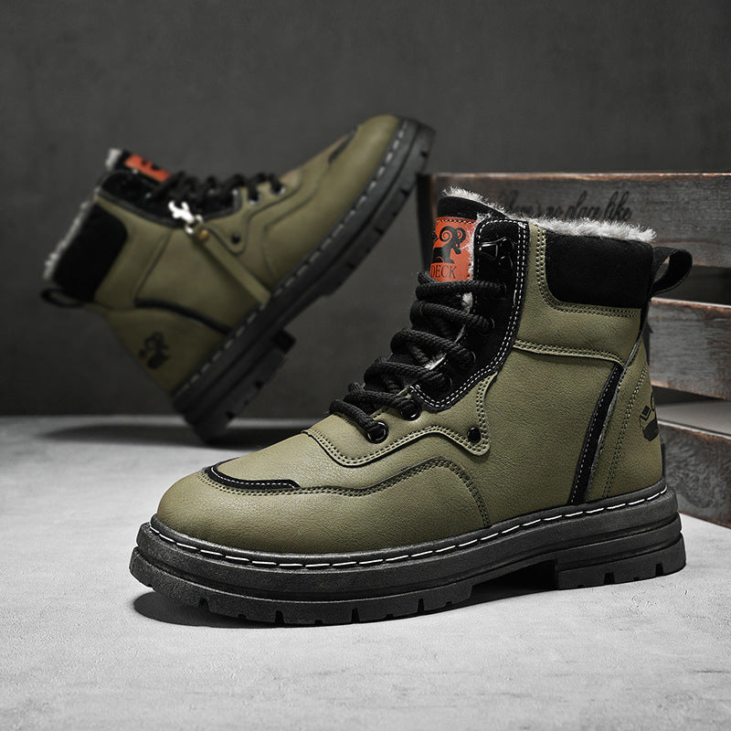 Men's Fashion British Style High-top Martin Boots Buy Center