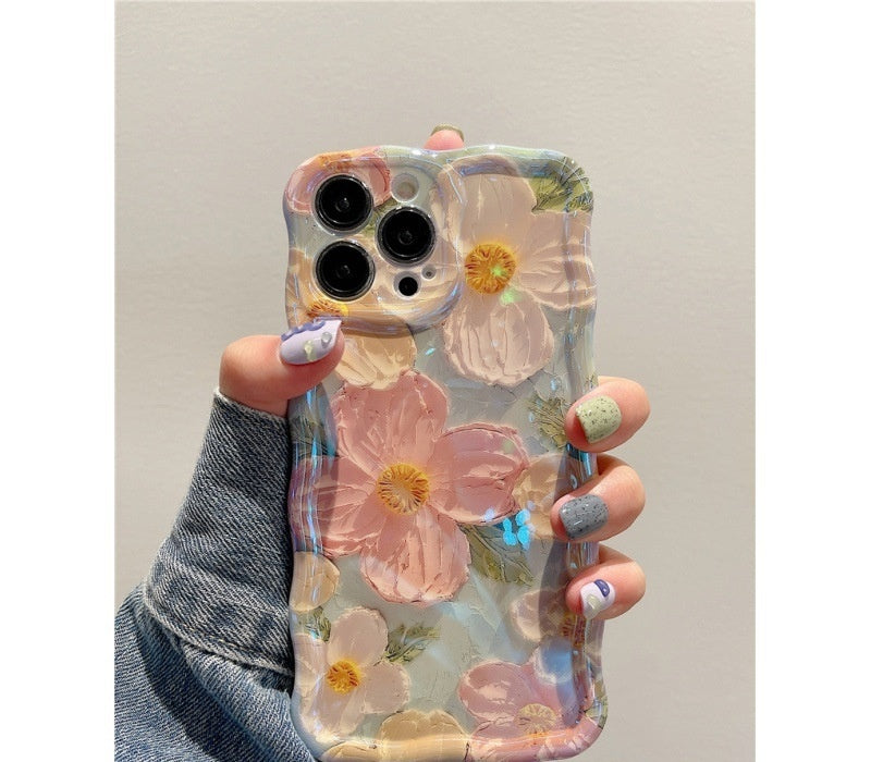 Newly Released at Buy Center: Art Oil Painting Flowers 15promax Phone Case