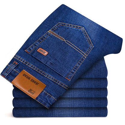 Fresh on the Scene at Buy Center: Men's Stretch Slim Straight Business Casual Jeans