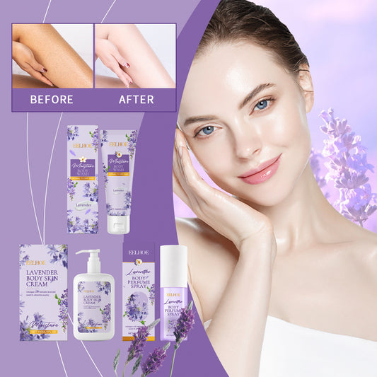 Buy Center Handpicked- Lavender Body Skin Care Set Gentle Moisturizing Skin