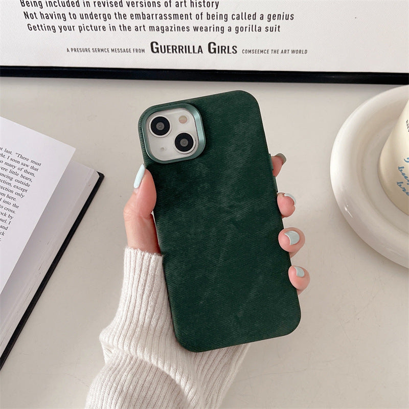 Mobile Phone Case With Ultra-fine Fiber Pattern Magnetic Suction Buy Center