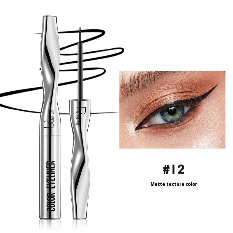 Buy Center Handpicked- Color Eyeliner Makeup Waterproof Quick-drying Very Fine 24 Colors 12Color