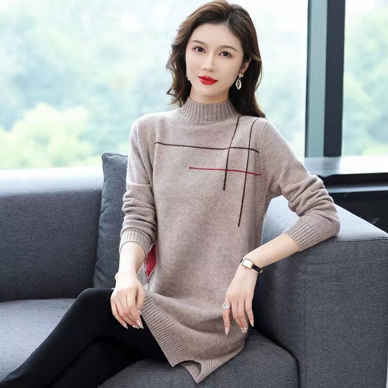 Western Style Inner Matching Coat Base Knitting Woolen Skirt Buy Center