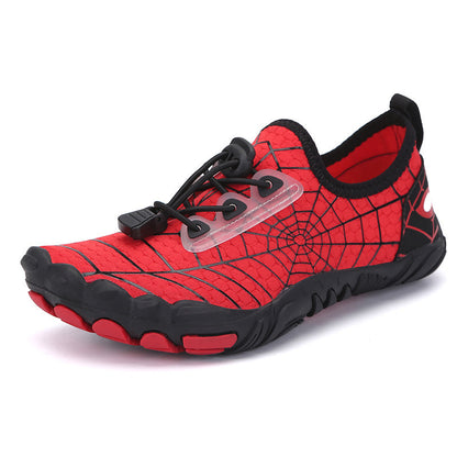 Fresh on the Scene at Buy Center: Upstream Shoes Barefoot Anti-slip Anti-cut Diving Water Skiing Swimming Drifting Quick-drying Beach Rain Shoes Red And Black