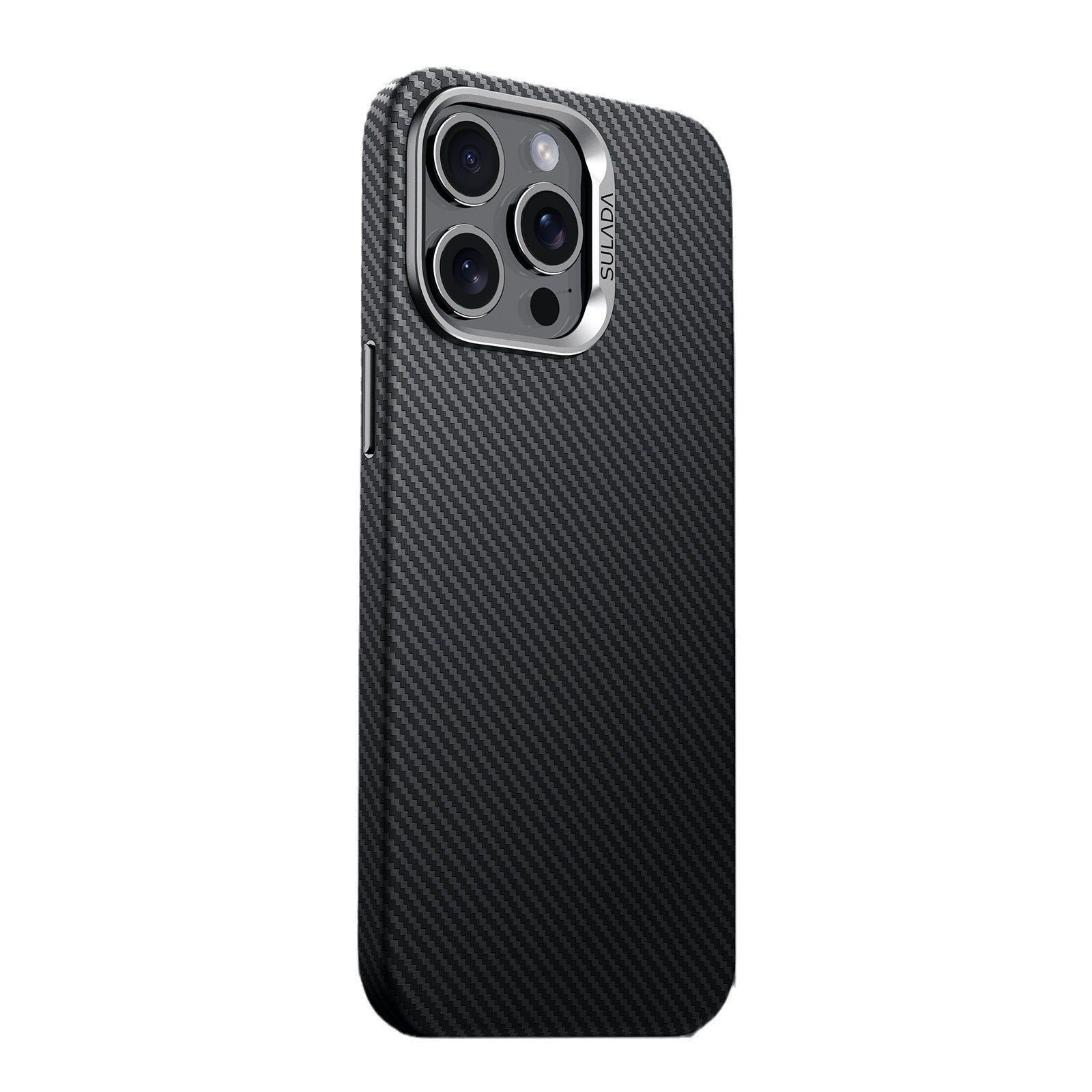 Fresh on the Scene at Buy Center: Carbon Fiber Pattern Magnetic Mobile Phone Gentleman Applicable Protective Cover